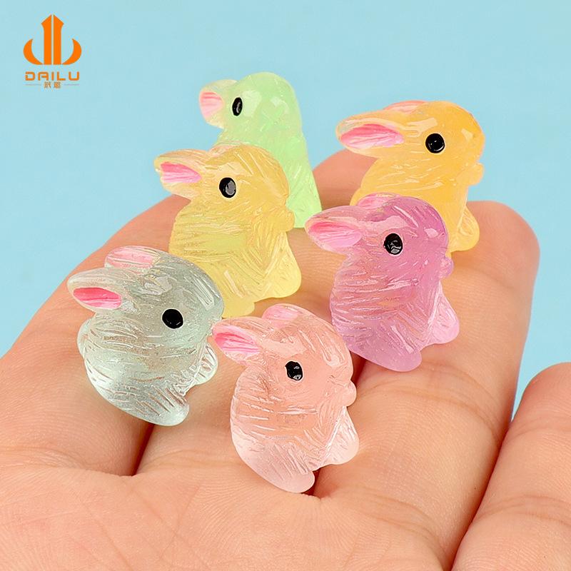 Charm LaBuBu Charm thỏ phát sáng DIY trang trí tiểu cảnh (FF-272)
