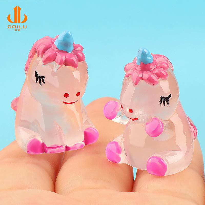 Charm LaBuBu Charm unicorn phát sáng DIY trang trí điện thoại (FF-324)
