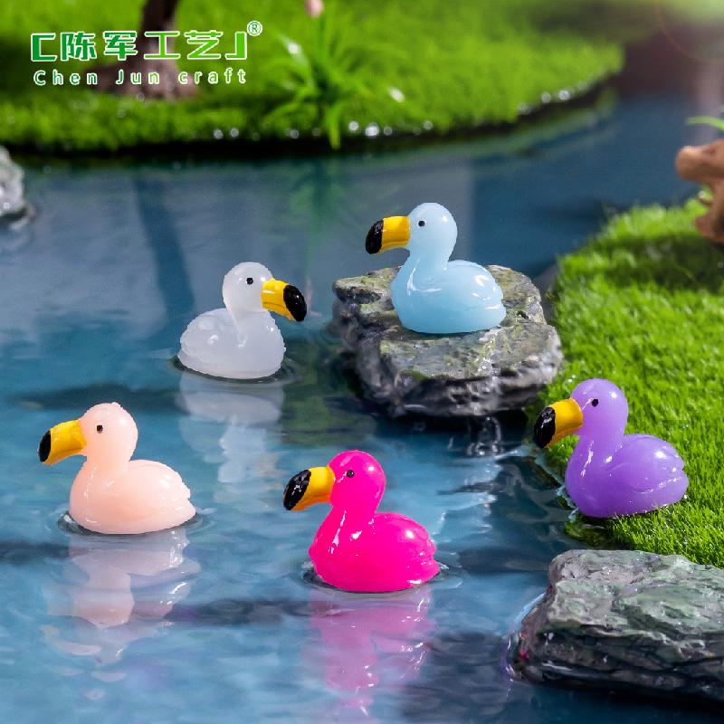 Phụ Kiện Tiểu Cảnh Hồng hạc mini DIY tiểu cảnh trang trí bàn và cây (ZC-730)