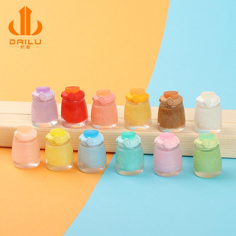 Charm LaBuBu 仿真大号夜光大肚杯diy树脂饰品配件 立体杯子微景观玩具摆件