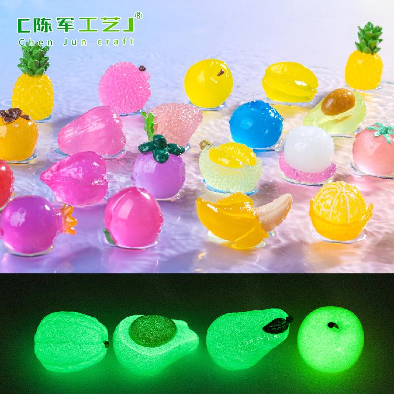 Phụ Kiện Tiểu Cảnh Tiểu cảnh trái cây phát sáng DIY, phụ kiện tiểu cảnh mini blind bag bàn cute (ZC-999)