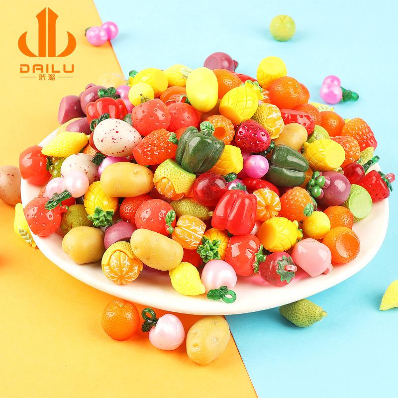 Charm LaBuBu Charm trái cây & rau DIY trang trí vỏ điện thoại (FF-302)