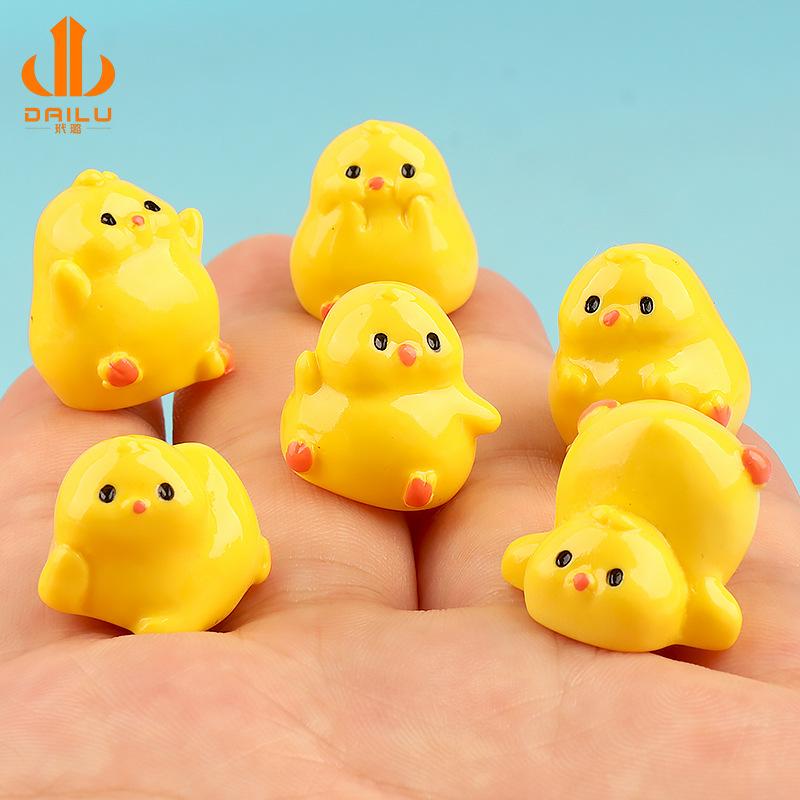 Charm LaBuBu Charm gà mini DIY trang trí xe hơi (FF-315)