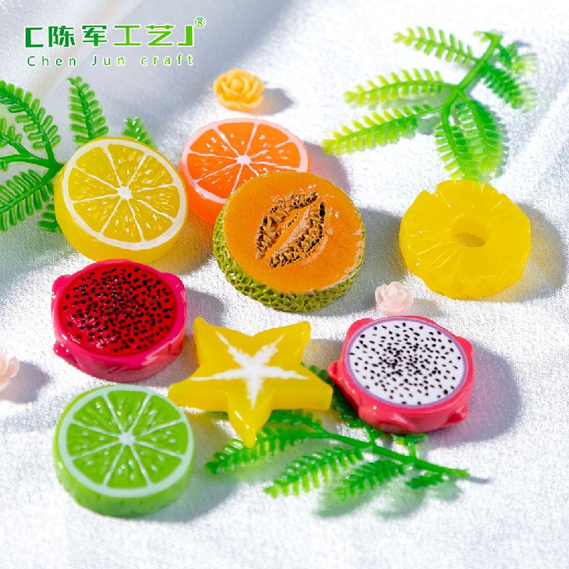 Phụ Kiện Tiểu Cảnh Tiểu cảnh trái cây cắt lát DIY, phụ kiện tiểu cảnh mini blind bag bàn đáng yêu (ZC-1004)