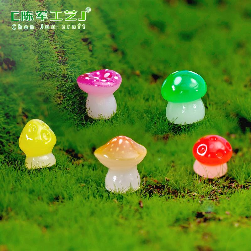 Phụ Kiện Tiểu Cảnh Nấm phát sáng mini trang trí chậu cây và rêu DIY (ZC-828)