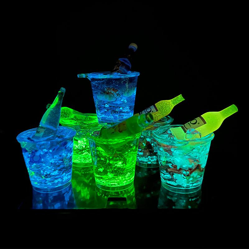 Charm LaBuBu DIY新夜光双色冰桶饮料瓶酒瓶夏季饰品配件 手机壳美容钥匙扣材料