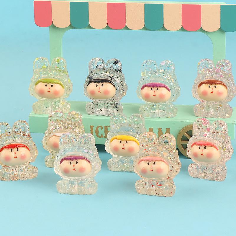 Charm LaBuBu Charm bé gái lấp lánh DIY tiểu cảnh trang trí (FF-63)