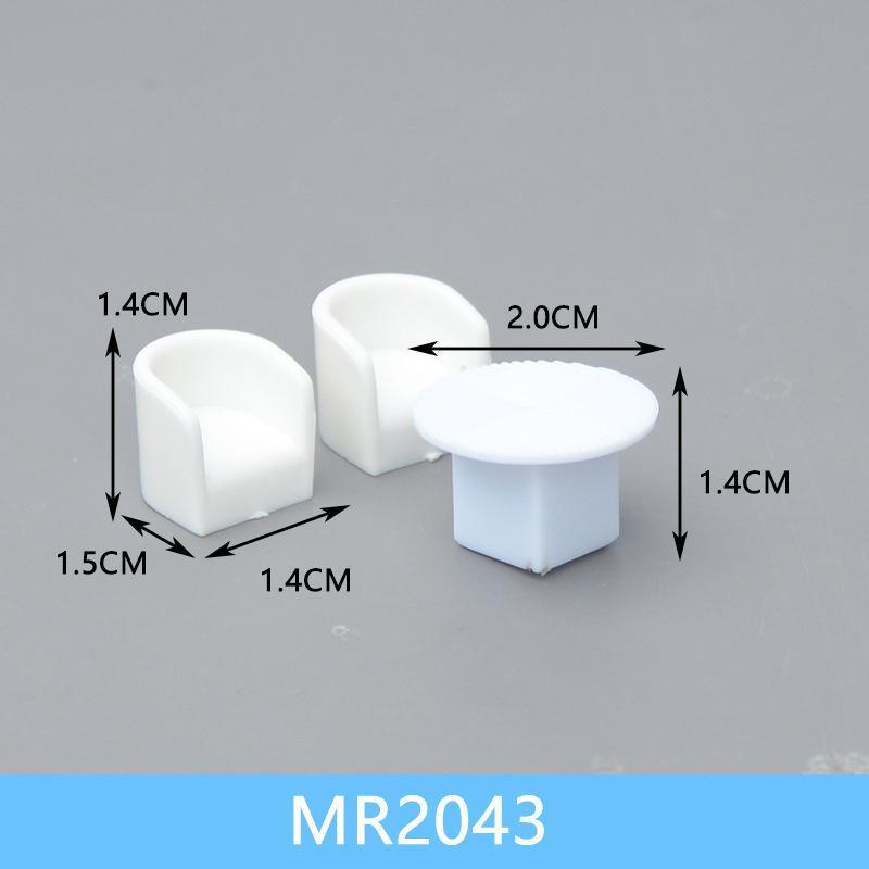 Mô hình nội thất mini bộ bàn ghế màu trắng 1/50 (JY-156)