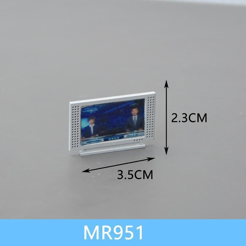 Mô hình tủ lạnh máy giặt đồ vệ sinh cá nhân TV dao kéo nhà bếp 1/30 (JY-170)