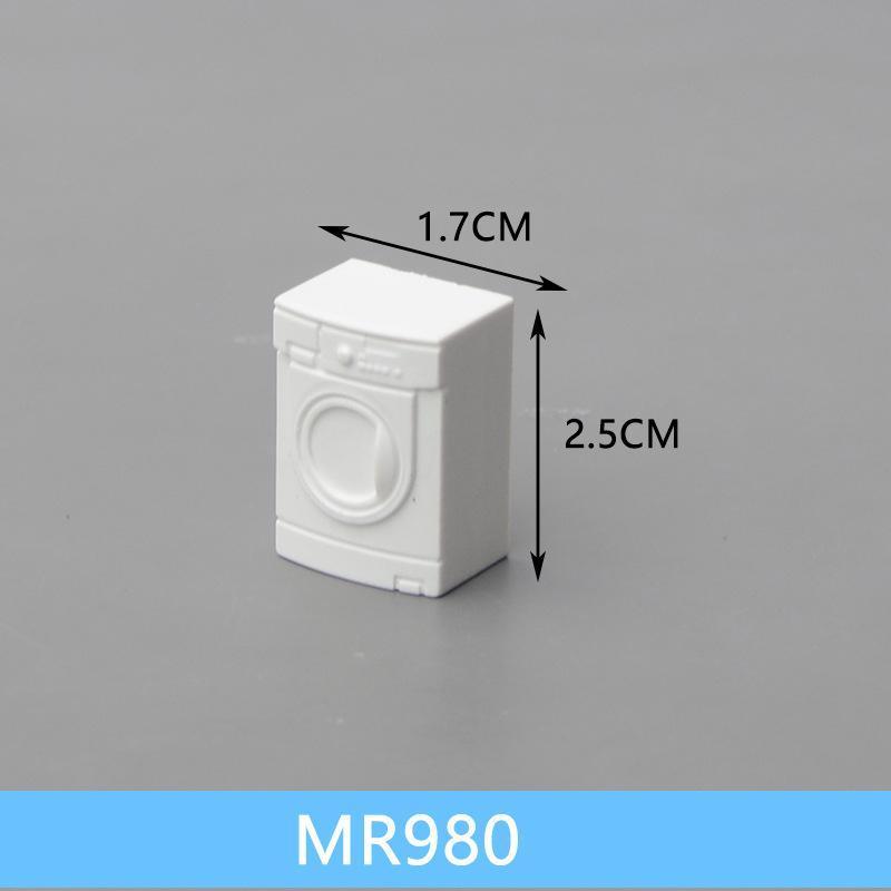 Mô hình tủ lạnh máy giặt đồ vệ sinh cá nhân TV dao kéo nhà bếp 1/30 (JY-170)