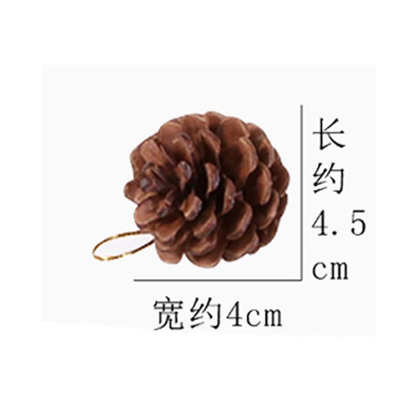 Trang Trí Noel Móc treo cây thông Giáng Sinh bằng nhựa quả thông tự nhiên, trang trí cây thông, phụ kiện và đồ trang trí lễ hội.