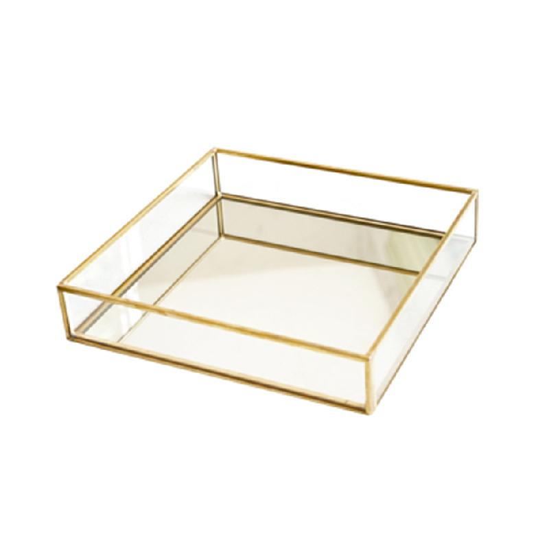 Khay kính vuông lớn, hộp trang sức trưng bày (DG-96)