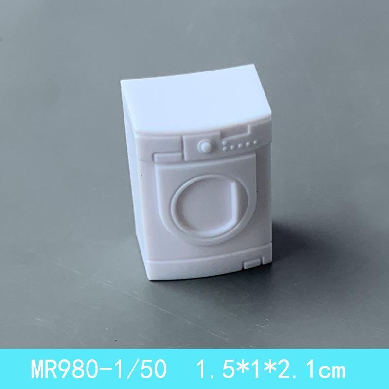 Mô hình ghế giường đầu tủ máy giặt 1/50 đồ nội thất trong nhà (JY-299)