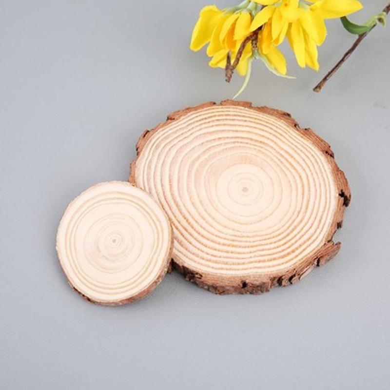 Giao hàng nhanh dăm gỗ thông DIY dăm gỗ đánh bóng bằng tay chụp đạo cụ trang trí dăm gỗ tròn (GL-22)