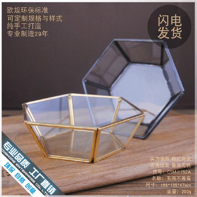 Chậu Đa Giác DG-148 Khay đựng trang sức, bộ trang sức kiểu Bắc Âu