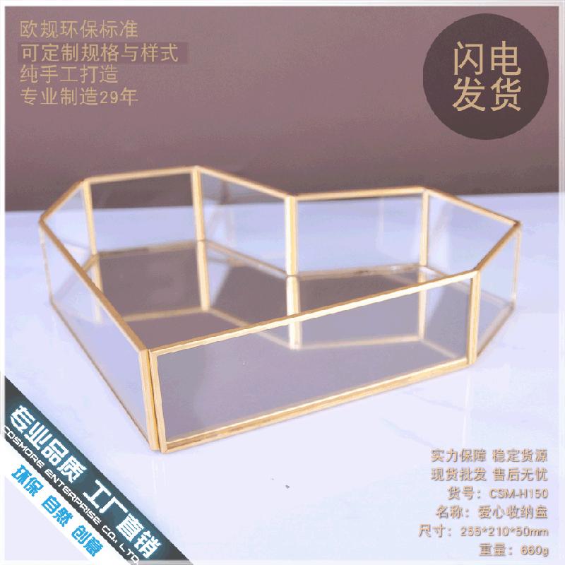 Chậu Đa Giác DG-126 Bát kính gương mặt kết hợp với kim loại để lưu trữ trong phòng khách