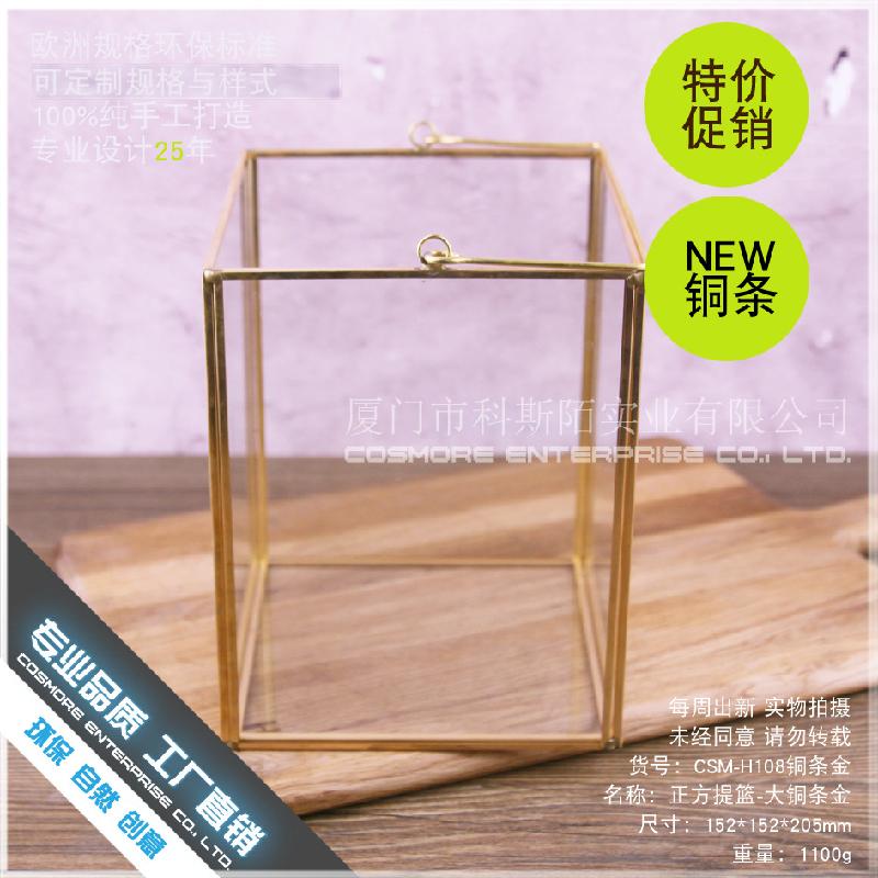 Chậu Đa Giác DG-177 Hộp trang trí phòng để lửa cưới của nhà kính hình vuông lớn Bắc Âu