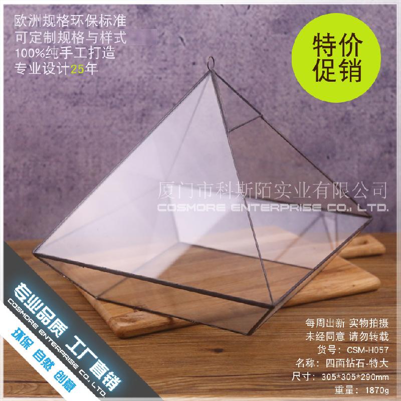 Chậu Đa Giác DG-235 Khay đá lớn kính đẹp, phòng hoa nhiều cây thực vật, hộp hoa sáng tạo, buôn bán nội thất, phật tử và cảnh quan nhỏ