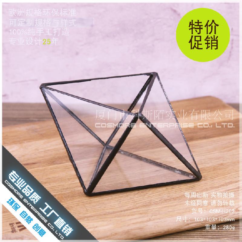 Chậu Đa Giác DG-174 Hộp gỗ gọn nhẹ có 4 góc đôi đuôi và nhiều mặt độc đáo của Bắc Âu