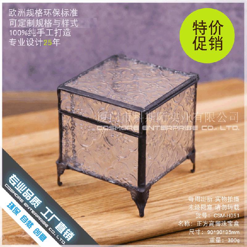 Chậu Đa Giác DG-238 Hộp trang sức cao góc, cây thực vật mụn, thảo mộc hình ảnh nhỏ, kính lớn không đều, hoa bền vĩnh cửu