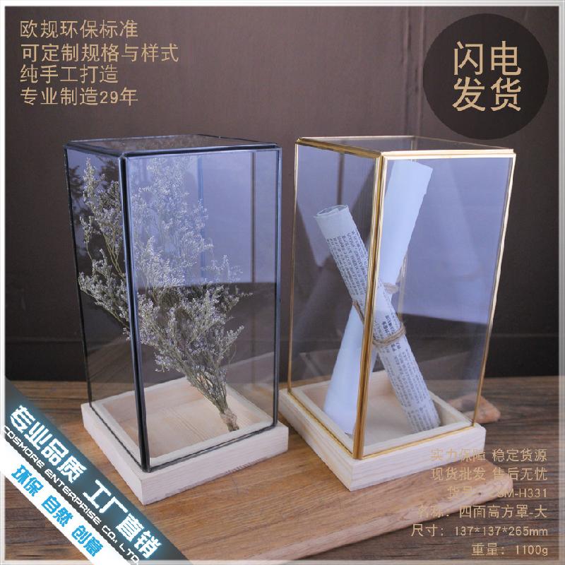 Chậu Đa Giác DG-51 Mẫu vật liệu kính đơn giản hợp phong thủy ở nhà, quán cafe, cửa hàng quần áo