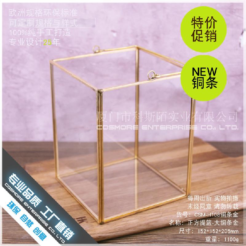 Chậu Đa Giác DG-177 Hộp trang trí phòng để lửa cưới của nhà kính hình vuông lớn Bắc Âu