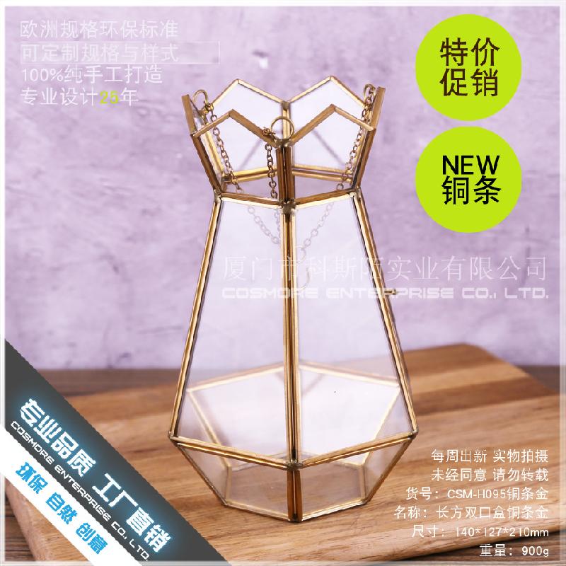 Chậu Đa Giác DG-184 Chậu hoa sắt thép treo LED, phong cách Bắc Âu đơn giản, sáng tạo, cây cỏ trang trí sang trọng, cá tính, treo hoa