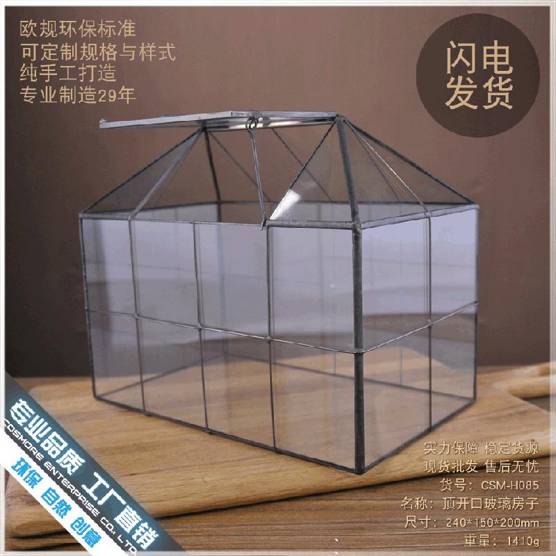 Chậu Đa Giác DG-31 Nhà kính khuyết, nhỏ, cây thực vật đông cơ, thực vật mụn, cảnh quan nhỏ, kính không đều, hoa không bao giờ chết