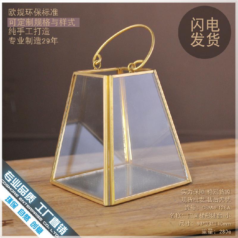 Chậu Đa Giác DG-137 Đèn nhà cửa phong cách ô tô với vỏ kính thủy tinh