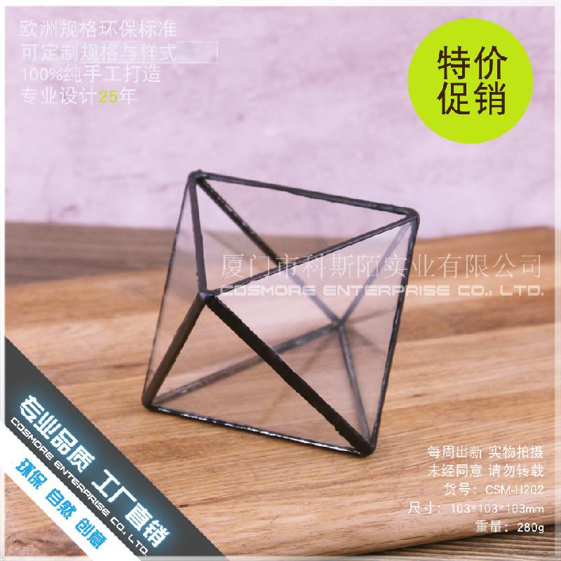 Chậu Đa Giác DG-174 Hộp gỗ gọn nhẹ có 4 góc đôi đuôi và nhiều mặt độc đáo của Bắc Âu