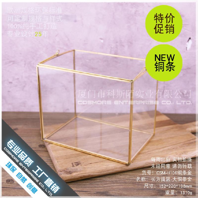 Chậu Đa Giác DG-74 Hộp trang trí phòng để lửa cưới của nhà kính hình hộp chất thép của Bắc Âu