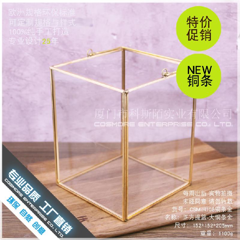 Chậu Đa Giác DG-177 Hộp trang trí phòng để lửa cưới của nhà kính hình vuông lớn Bắc Âu