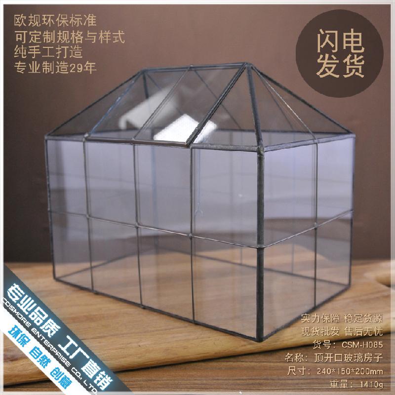 Chậu Đa Giác DG-31 Nhà kính khuyết, nhỏ, cây thực vật đông cơ, thực vật mụn, cảnh quan nhỏ, kính không đều, hoa không bao giờ chết