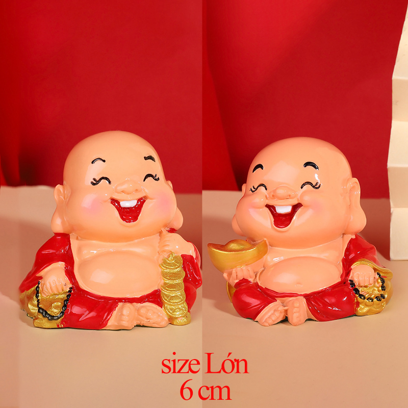 Thần Tài, Phúc Lộc Thọ Size Lớn 6 cm (BS1-4)