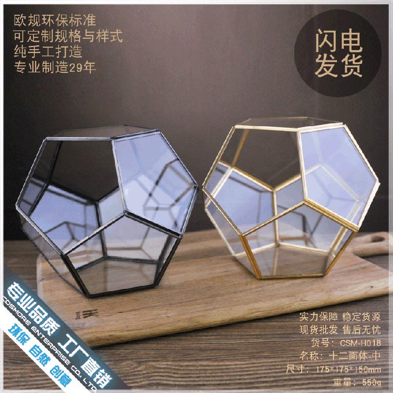 Chậu Đa Giác DG-25 Nhà thờ kính của nhà sản xuất trực tiếp bán sản phẩm nổi bật là tháp 12 mặt với các cây cỏ trong nhà thờ kính, sáng tạo, thức ăn nhỏ và đầy đủ các loại hoa cây