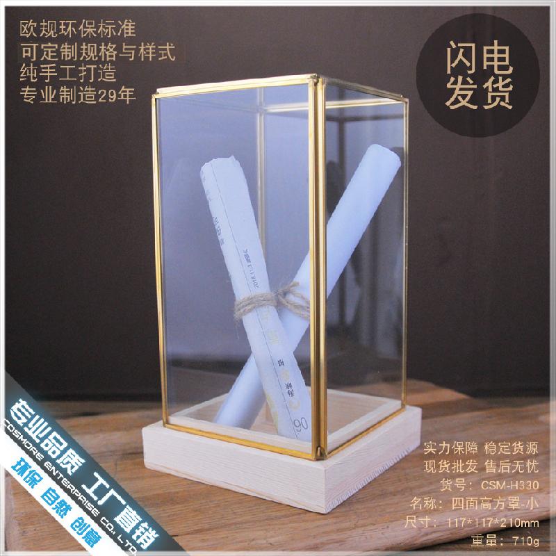 Chậu Đa Giác DG-36 Bộ trang trí kính thủy tinh kiểu Mỹ, bộ sưu tập nội thất phòng văn phòng Đức, bàn làm việc, giá sách phòng học, cửa hàng trang trí bàn, trang trí bàn để bàn