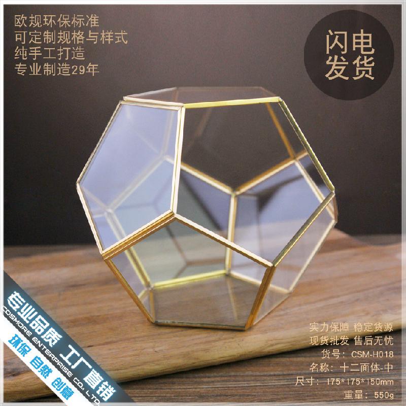 Chậu Đa Giác DG-25 Nhà thờ kính của nhà sản xuất trực tiếp bán sản phẩm nổi bật là tháp 12 mặt với các cây cỏ trong nhà thờ kính, sáng tạo, thức ăn nhỏ và đầy đủ các loại hoa cây