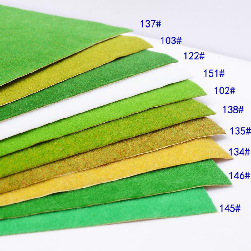 Mô hình nhung cỏ sàn giấy v dính bột nhung (JY-87)