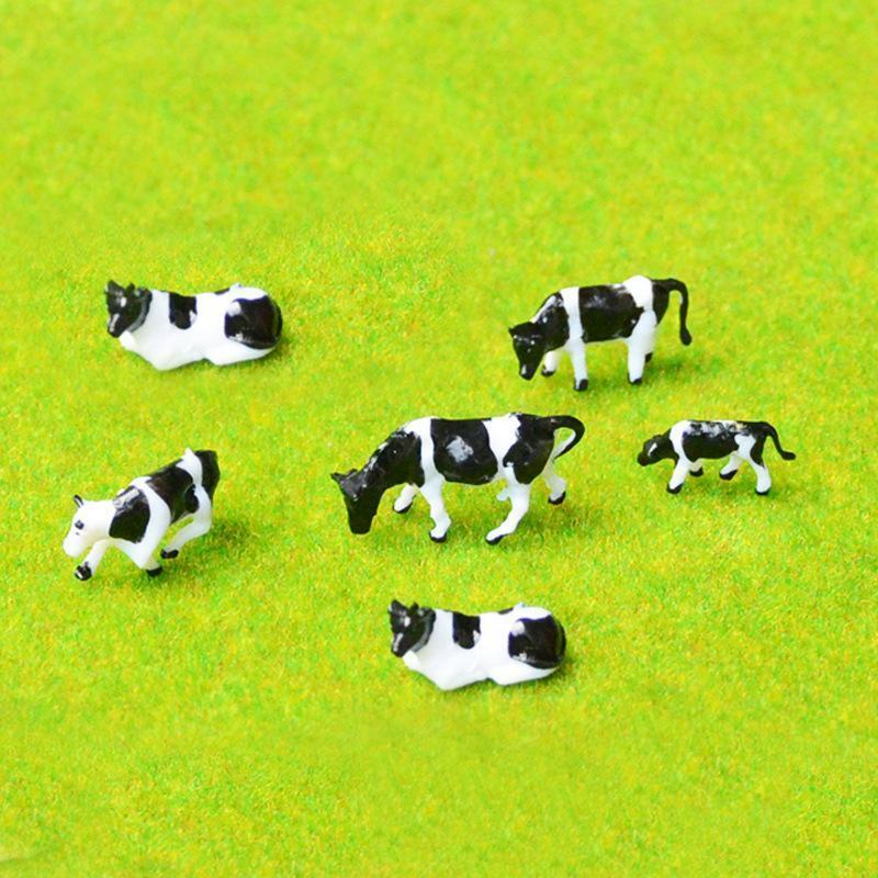 Mô hình bò nhiều tư thế 1/87  (JY-207)