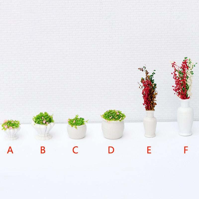 Mô hình Cây cảnh ngoài trời, bonsai, bình hoa Mô phỏng (JY-18)
