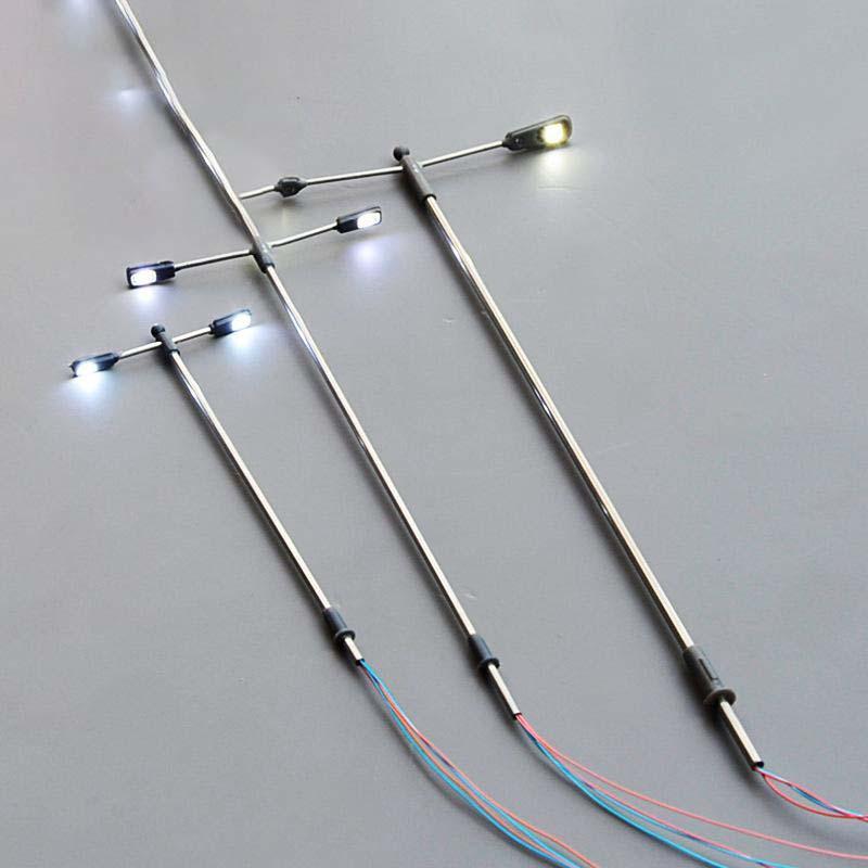 Mô hình đèn đường hai đầu LED 3V tỷ lệ khác nhau (JY-133)