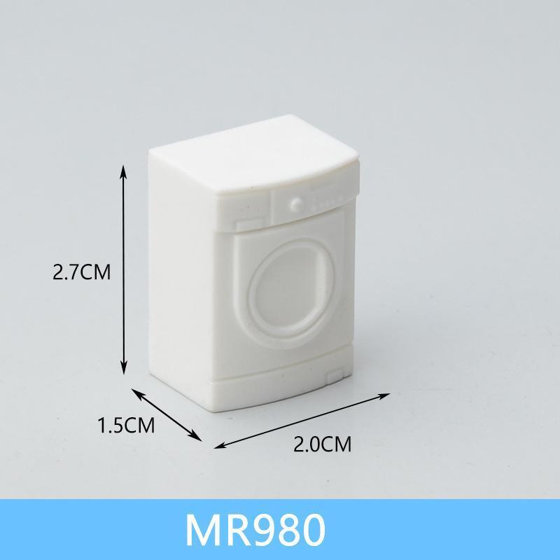 Mô hình tủ lạnh máy giặt TV nhà vệ sinh điều hòa không khí 1/25 (JY-145)
