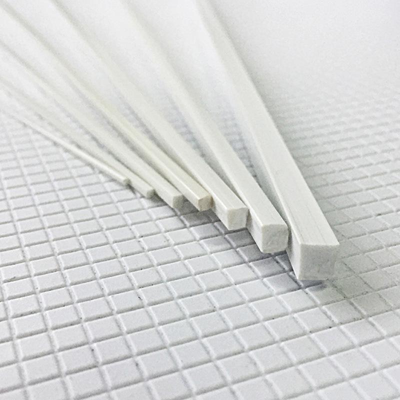 Nhựa thanh màu trắng thanh dài 50cm (JY-33)