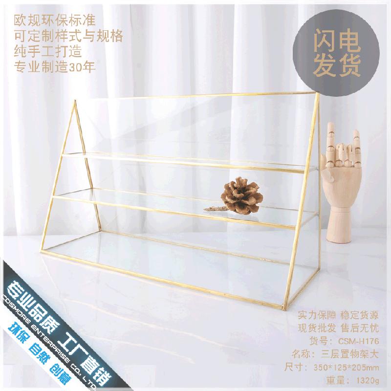 Chậu Đa Giác DG-93 Kệ trưng bày nước hoa hồng độc đáo của Maxims Glass