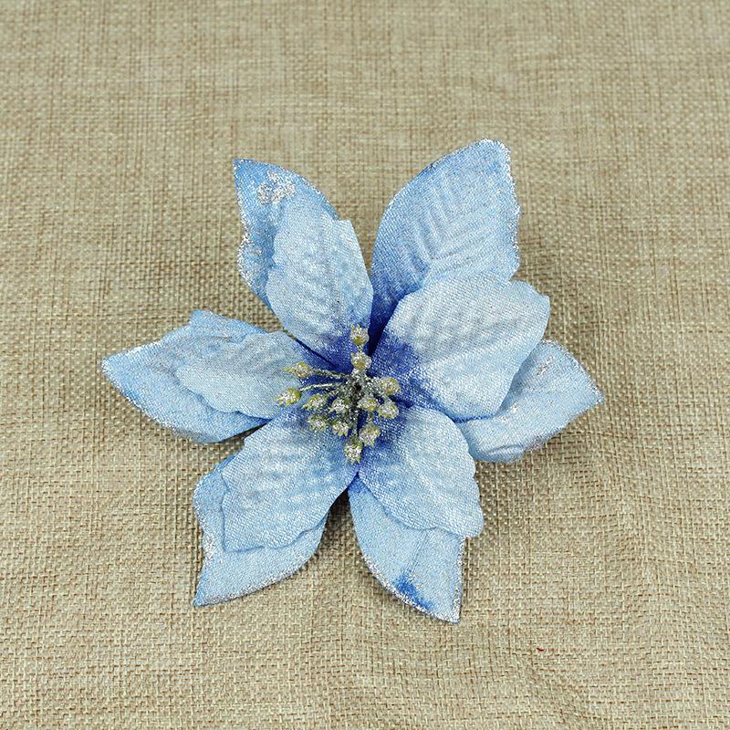 Trang Trí Noel Đồ trang trí Giáng Sinh: hoa giả viền vàng, phụ kiện vòng hoa, trang trí cây thông, bán sỉ.