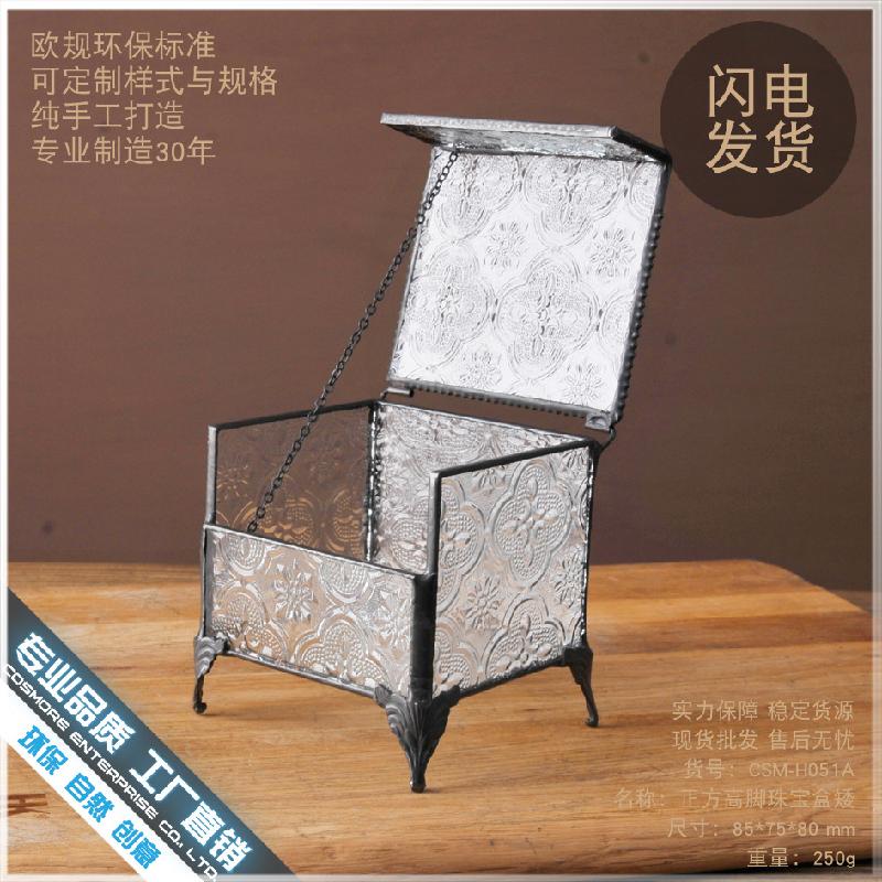 Chậu Đa Giác DG-45 Hộp gỗ trang trí trang sức phong cách Âu cổ để lưu trữ nhỏ