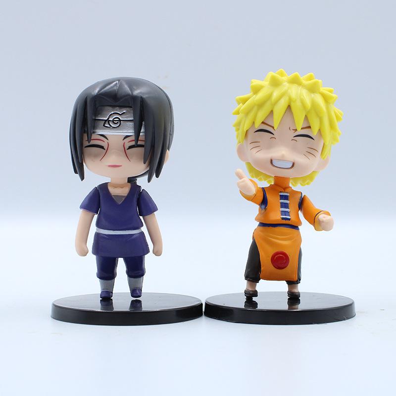 Bộ 6 đồ chơi bộ trưởng Naruto thế hệ thứ hai: Naruto, Sasuke, Sakura, Orochimaru, Shikamaru, Kankuro. ZZ-818
