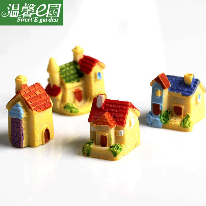 Tiểu cảnh nhà nhỏ 3D mini trang trí bình sinh thái DIY (ZC-845)