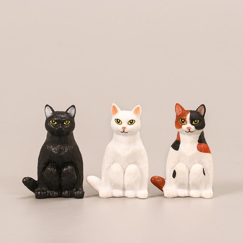 Búp bê nhỏ mèo ngồi 6 mẫu đồ chơi ZZ-798