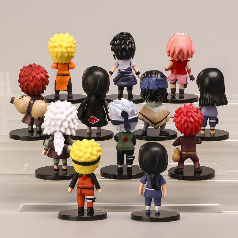12 mẫu bộ đồ chơi Hỏa Diệu của Naruto: Kakashi, Orochimaru, Iruka, Jiraiya, Sakura, Chōji, Shikamaru, Ino, Kiba, Neji, Hinata, Tenten. ZZ-795